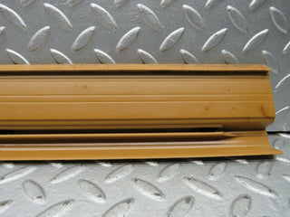 S123 Wagon rear left door sill trim palomino used OEM
