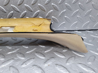 W126 a pillar cover left side beige used OEM