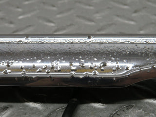 W109 number plate light trunk chrome used OEM