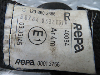 W123 front right seat belt used OEM
