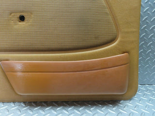W123 front left door card panel beige light brown used OEM