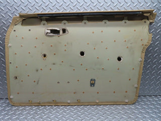 W123 front left door card beige used OEM