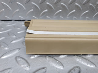 W126 rear left door sill trim beige used OEM