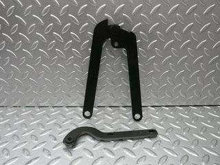 R107 SLC bonnet hinge right side used OEM