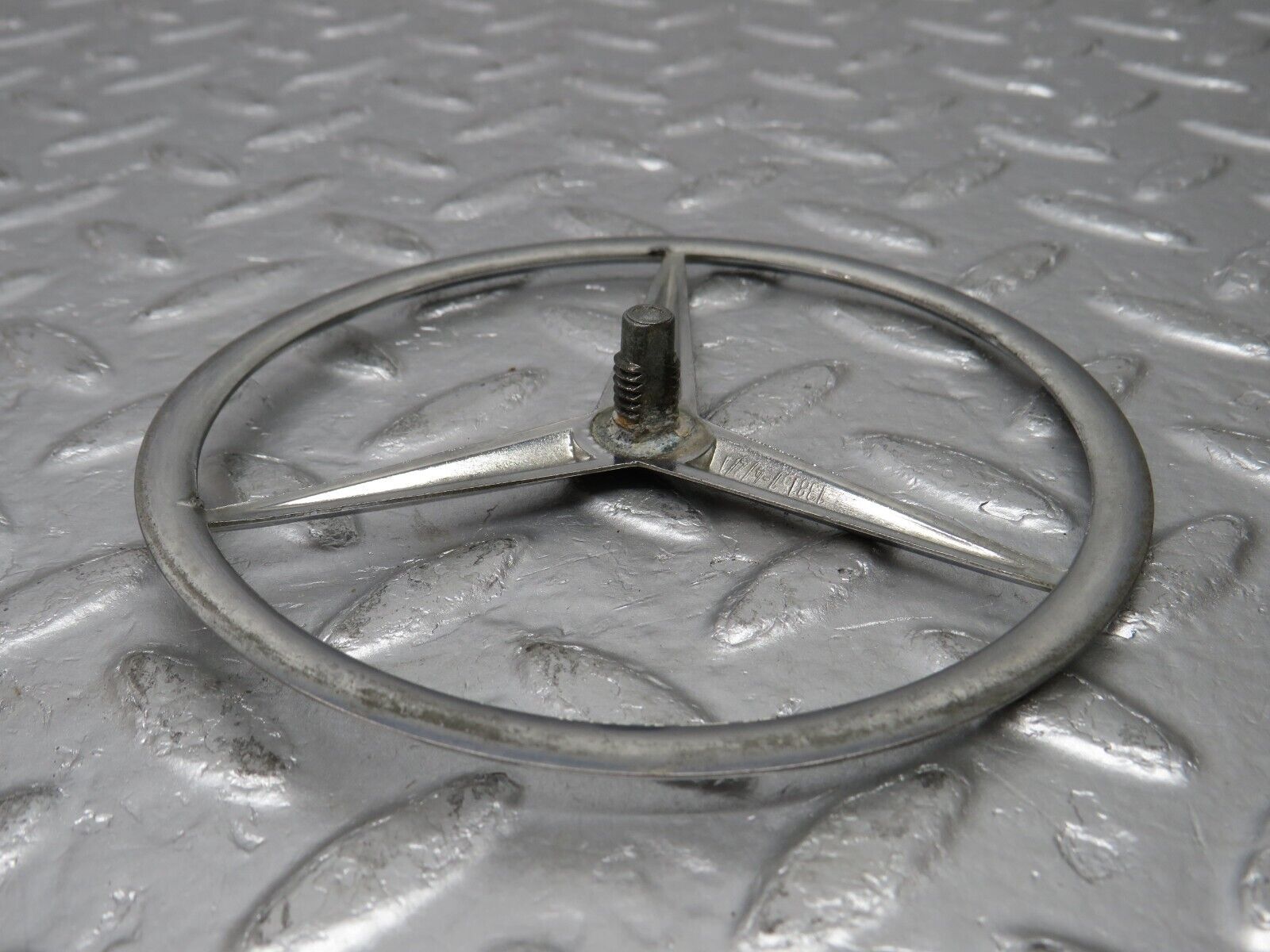 34355 Mercedes-Benz C126 380SEC Coupe Trunk Boot Lid Emblem  1267580058