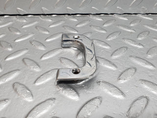 40898 Mercedes-Benz W126 300SE Interior Chrome Door Latch Trim Left 1237230124