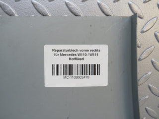 40347 Mercedes-Benz W110 230 Front Right Wing Fender Repair Panel