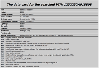 15447 Mercedes-Benz W123 230E Sunroof Chrome Trim