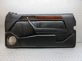 W124 Cabriolet right door card black used OEM