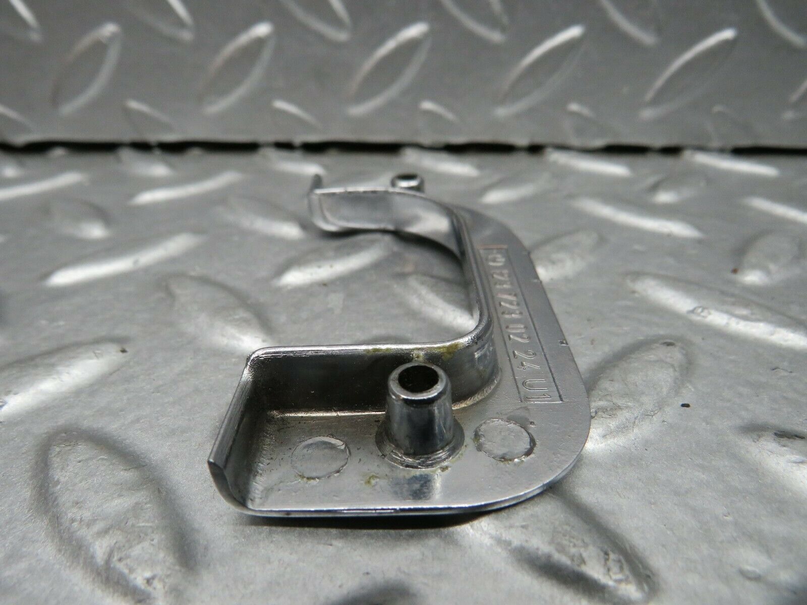 21969 Mercedes-Benz S123 280TE Wagon Right Chrome Door Latch Trim 1237230224