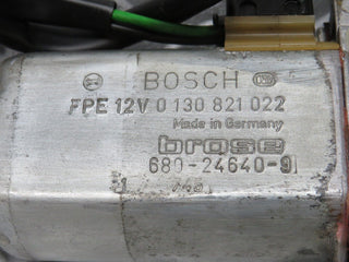 36870 Mercedes-Benz C126 420SEC Coupe Left Door Power Window Regulator Motor Bosch 0130821022