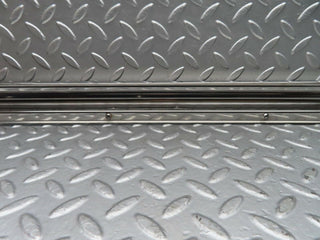 W114 left door sill chrome used OEM