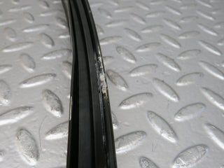 W140 rear left door window exterior trim used OEM
