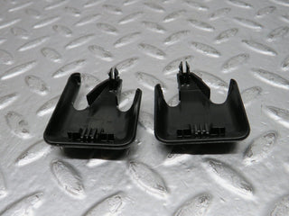 W201 Baby Benz front seat rail trim cover pair used OEM