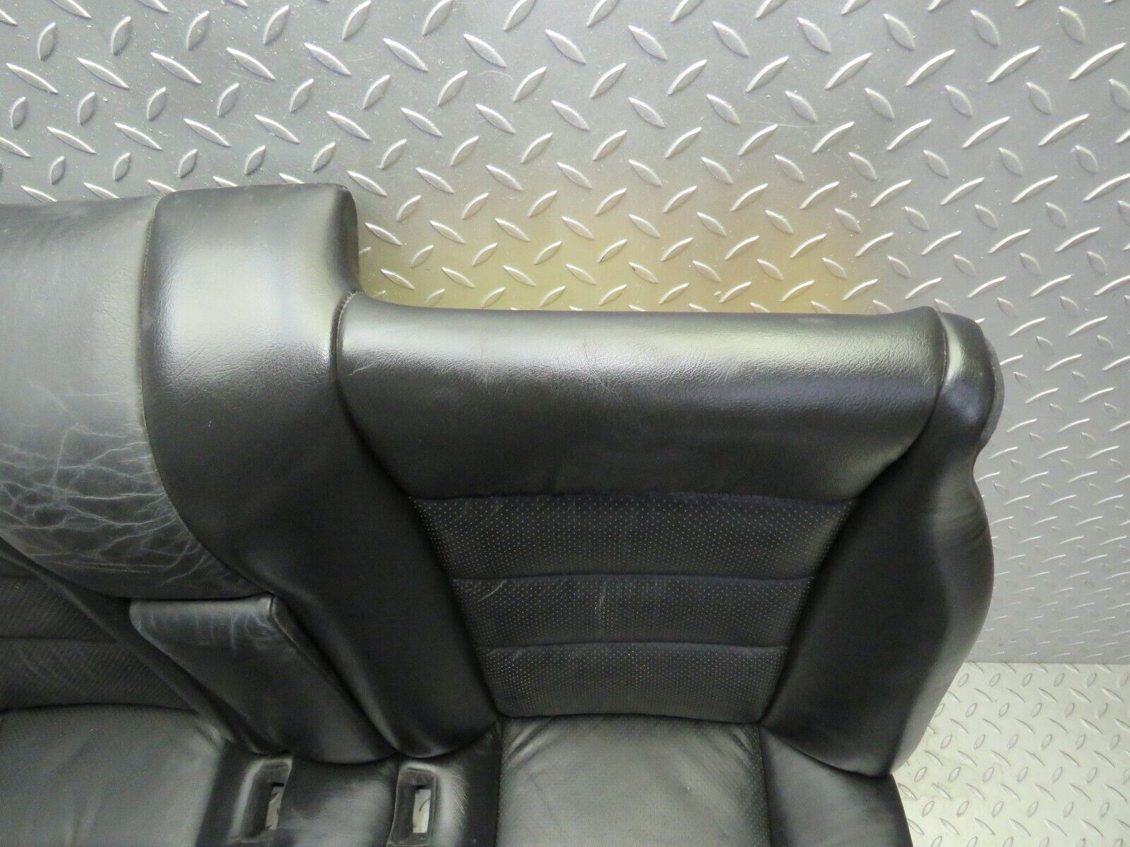 37878 Mercedes-Benz A124 320E Cabriolet Rear Seat Leather Black 1249203116