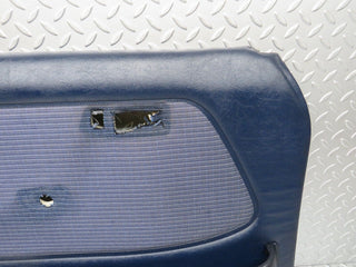 W123 front left door card blue used OEM