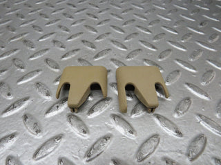 27486 Mercedes-Benz S124 300TE Front Seat Rail Trim Cover Pair 1246842218