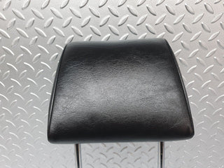 W123 front seat headrest leather black used OEM