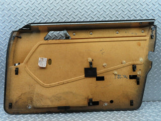 W124 Wagon front left door card black used OEM