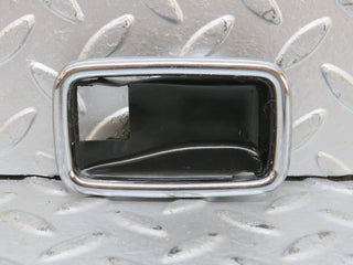 W123 Wagon door opener chrome frame right used OEM