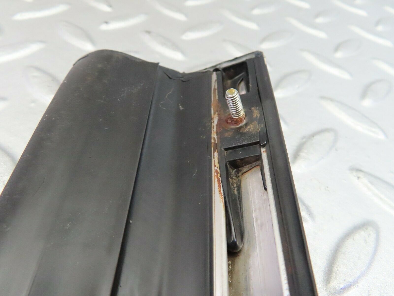 7683 Mercedes-Benz S123 230TE Wagon Rear Left Door Sill Trim Black