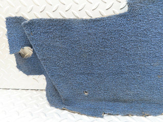 W123 centre console carpet blue left side used OEM