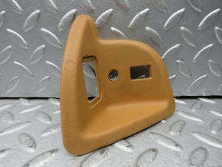 W123 Wagon rear seat latch cover right palomino used OEM