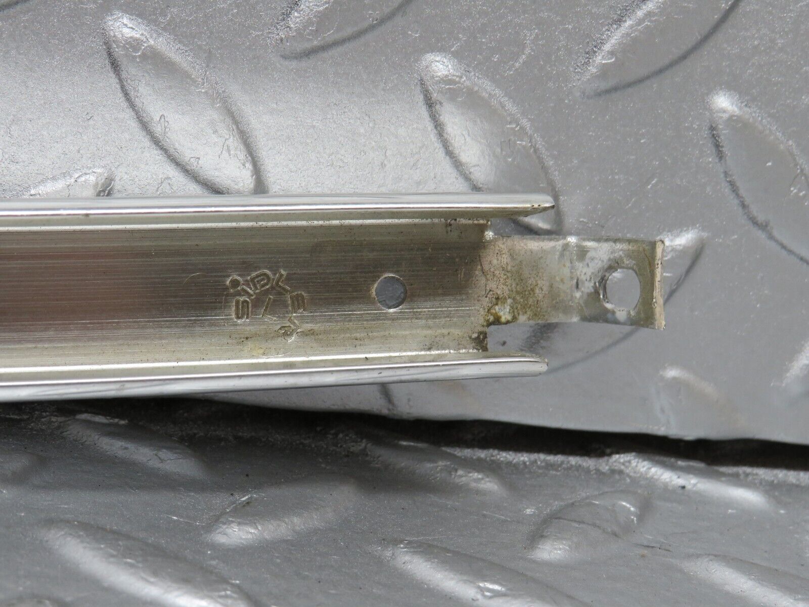 40585 Mercedes-Benz W123 300D Rear Left Door Window Chrome Channel