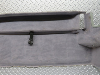 R129 SL fuel tank cover plate carpet grey used OEM