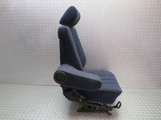 W201 Baby Benz front left passenger seat blue used OEM