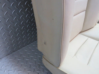 34414 Mercedes-Benz C126 380SEC Coupe Rear Seat Set Leather Beige 1249240123