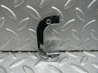 W123 Wagon right chrome door latch trim used OEM