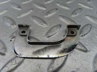 W115 right interior chrome door latch trim used OEM