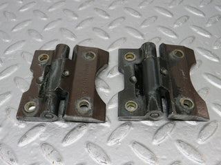 W126 Coupe door hinge pair used OEM