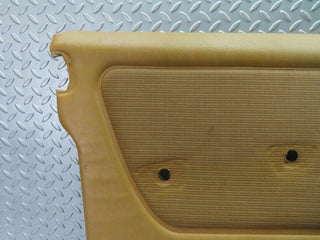 W123 front left door card panel beige light brown used OEM