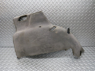 W124 Wagon trunk panel cover left grey used OEM
