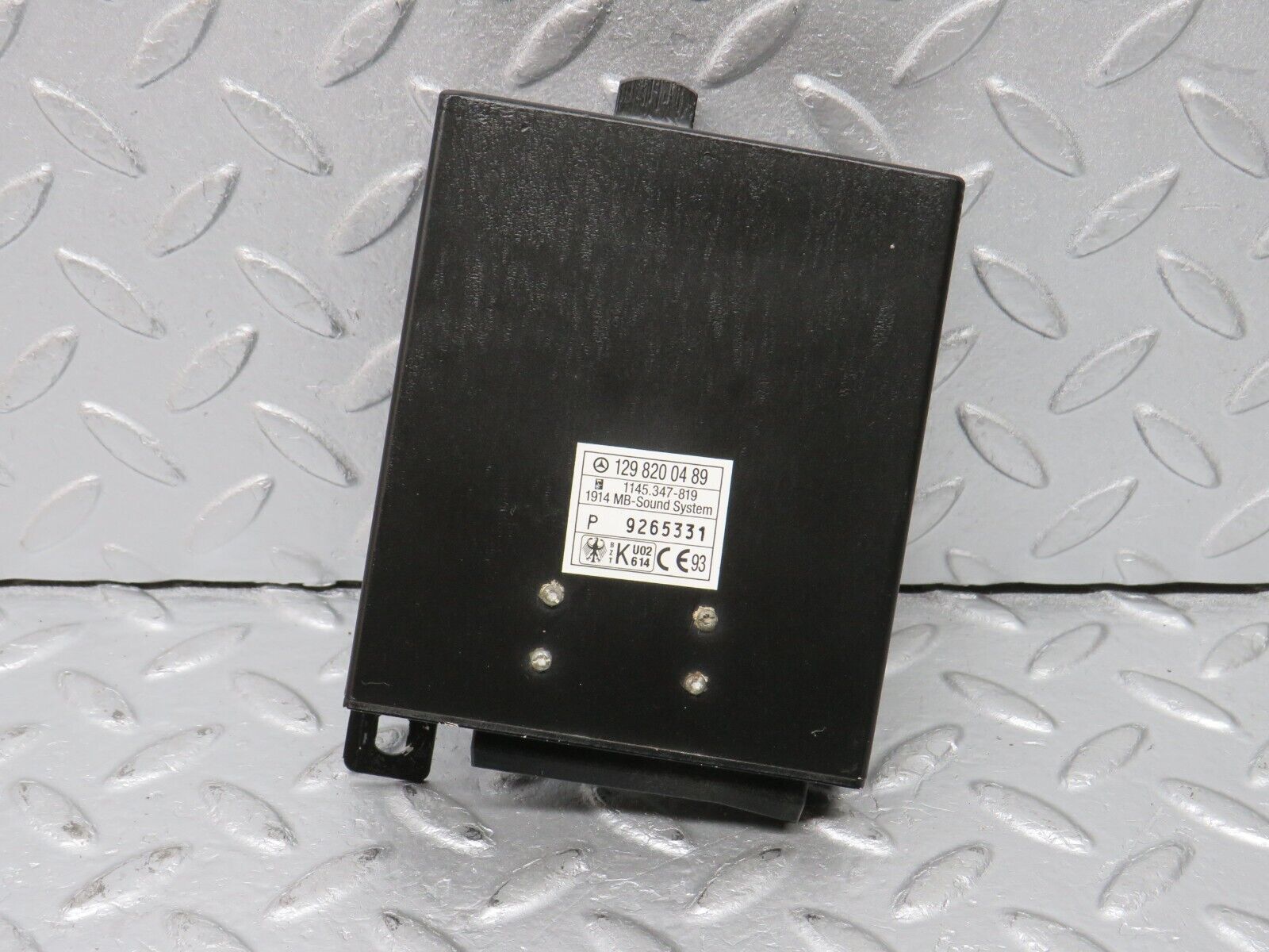 38386 Mercedes-Benz R129 280SL Coupe Audio Amplifier Control Unit 1298200489