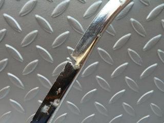 W105 Ponton rear left door chrome trim used OEM