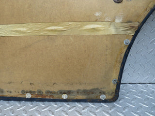 W109 rear left door card blue used OEM