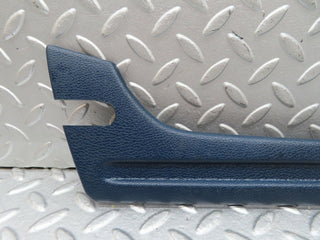 W123 front seat cover trim left side blue used OEM