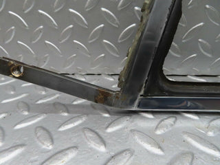 W111 left door window channel with air vent frame used OEM