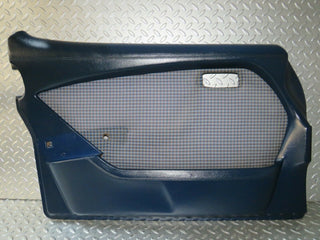 W116 front left door card blue used OEM