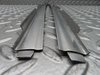 21686 Mercedes-Benz W126 300SE A Pillar Chrome Moulding Trim Pair