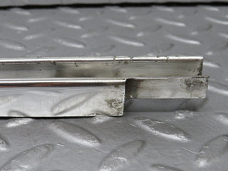W108 front left door chrome window channel used OEM