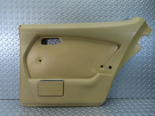 W116 rear right door card beige used OEM