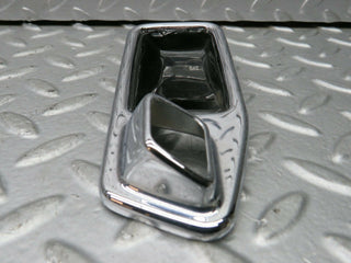 W123 Wagon door opener chrome frame left used OEM