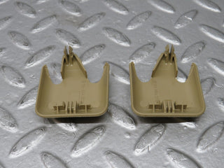 W201 Baby Benz front seat rail trim cover pair beige used OEM