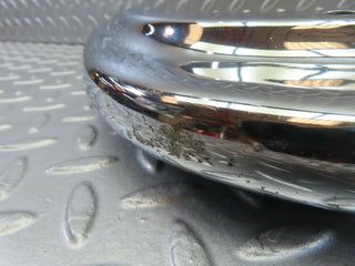 W108 front left upper bumper corner used OEM