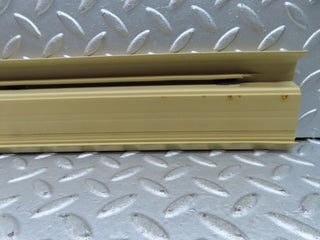 W123 rear right door sill trim beige used OEM