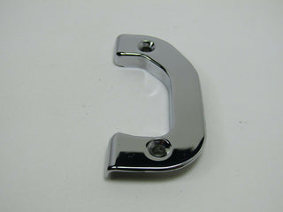 W116 left chrome door latch trim used OEM